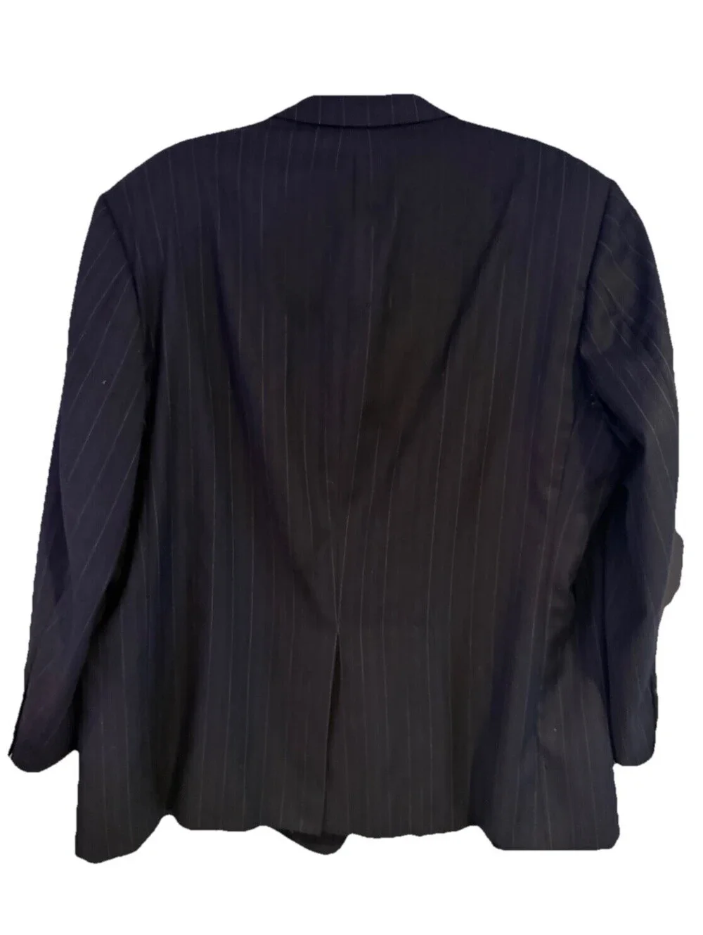 Burberry London Suit Jacket Mens 46 Blue Check Wool Kensington Boyds Regular Fit